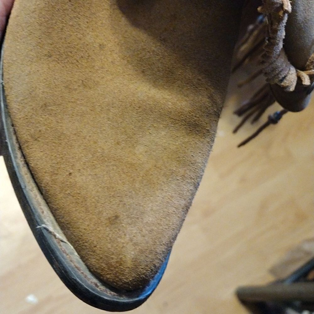 Vintage Durango leather fringe boots - Picture 10 of 10